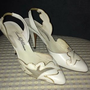 Beverly Feldman White Vintage Heels